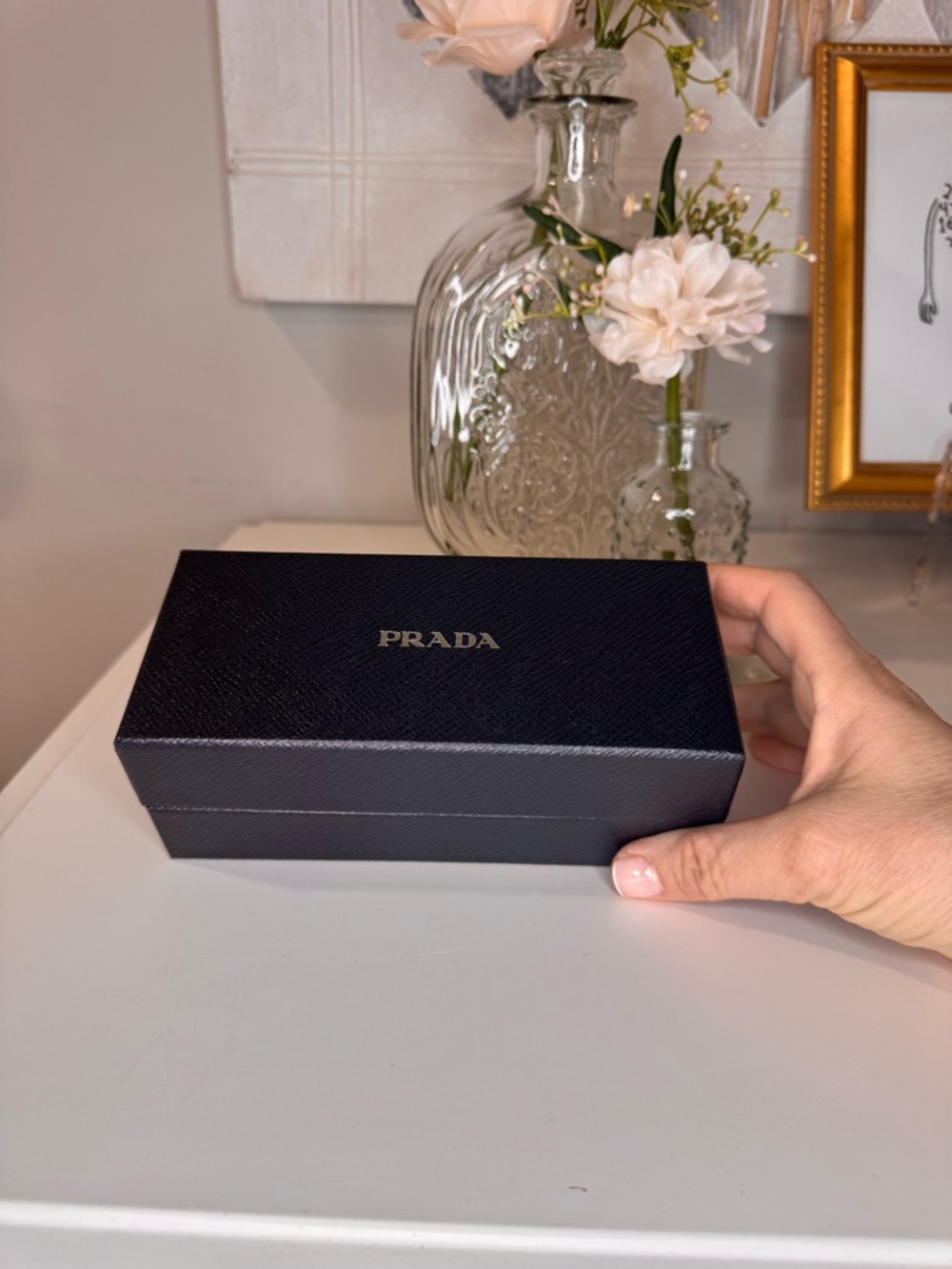 PRADA Luxury Eyeglasses Case Set –Original Box, Case & Cleaning Cloth  Authentic - Picture 7 of 7